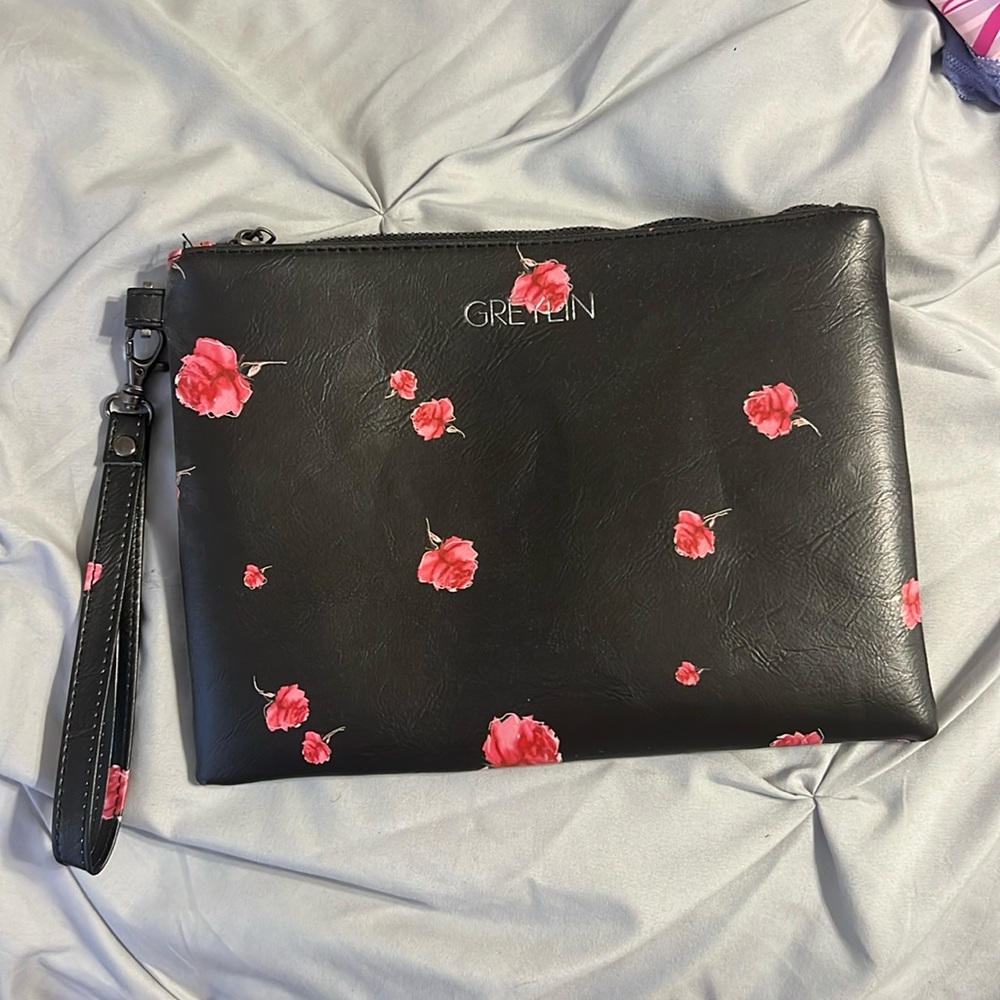 GREYLIN rose wristlet!